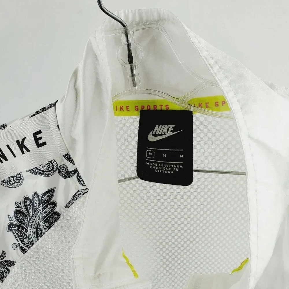 Nike Mens White‎ Long Sleeve Full Zip Elastic Waist Tracksuit Size M/L Set Of 2